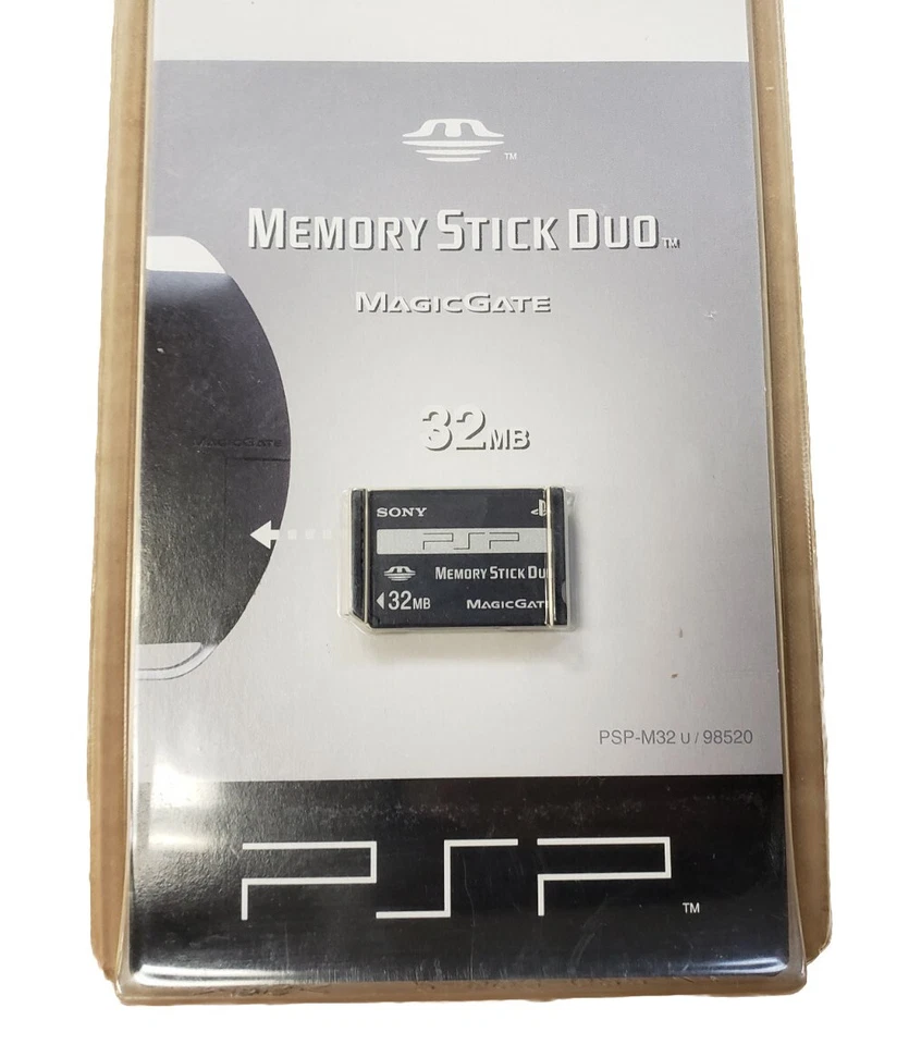 Sony PSP 32MB Memory Stick DUO Magic Gate (Official OEM) PSP-M32 New Sealed - Image 2 of 4