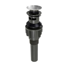 Bathroom Sink Pop-Up Drain Assembly with Overflow for vanity, Chrome