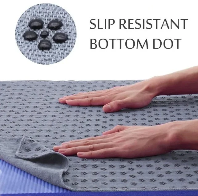 Non-Slip Microfiber Yoga Mat Towel - 3 Colors, Easy Wash & Free Shipping