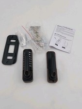 Stainless Steel Mechanical Keyless Entry Lock Waterproof Digital Outdoor Black