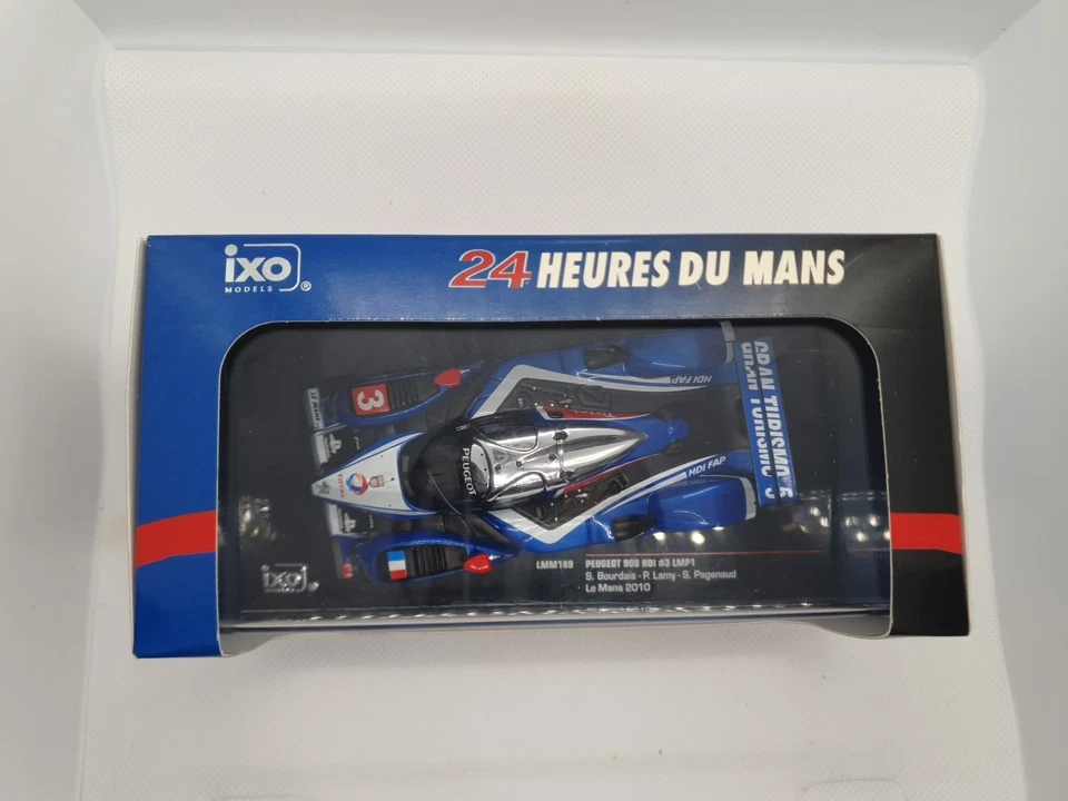 Modelos IXO LMM189 Peugeot 908 HDI #3 LMP1 Le Mans 2010 Bourdais/Lamy/Pegenaud Foto 3 de 4