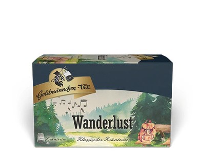 1 Karton (12Pkg) Goldmännchen - Tee Wanderlust,20 Beutel/Packung, je 30g