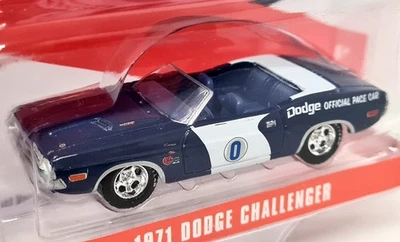 Greenlight 1/64 Dodge Challenger 1971 Ontario Speedway Pace Diecast Model Car - Photo 1/4