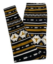 LuLaRoe Leggings OS One Size Animal Aztec BULL Cow Ranch Western ARROW Stripe
