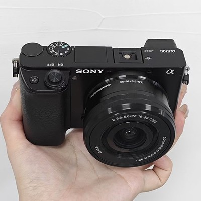 Sony Alpha a6100 24.2MP Mirrorless SLR Digital Camera W/ 16-50mm Lens 90%NEW