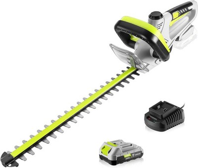 Hedge Trimmer Cordless 20V Electric Hedge Trimmers Cordless W/ Battery 20  Bush