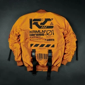 Kremlin Genesis Mustard Techwear Cyberpunk Cybernetic Series Veste pour bombardiers