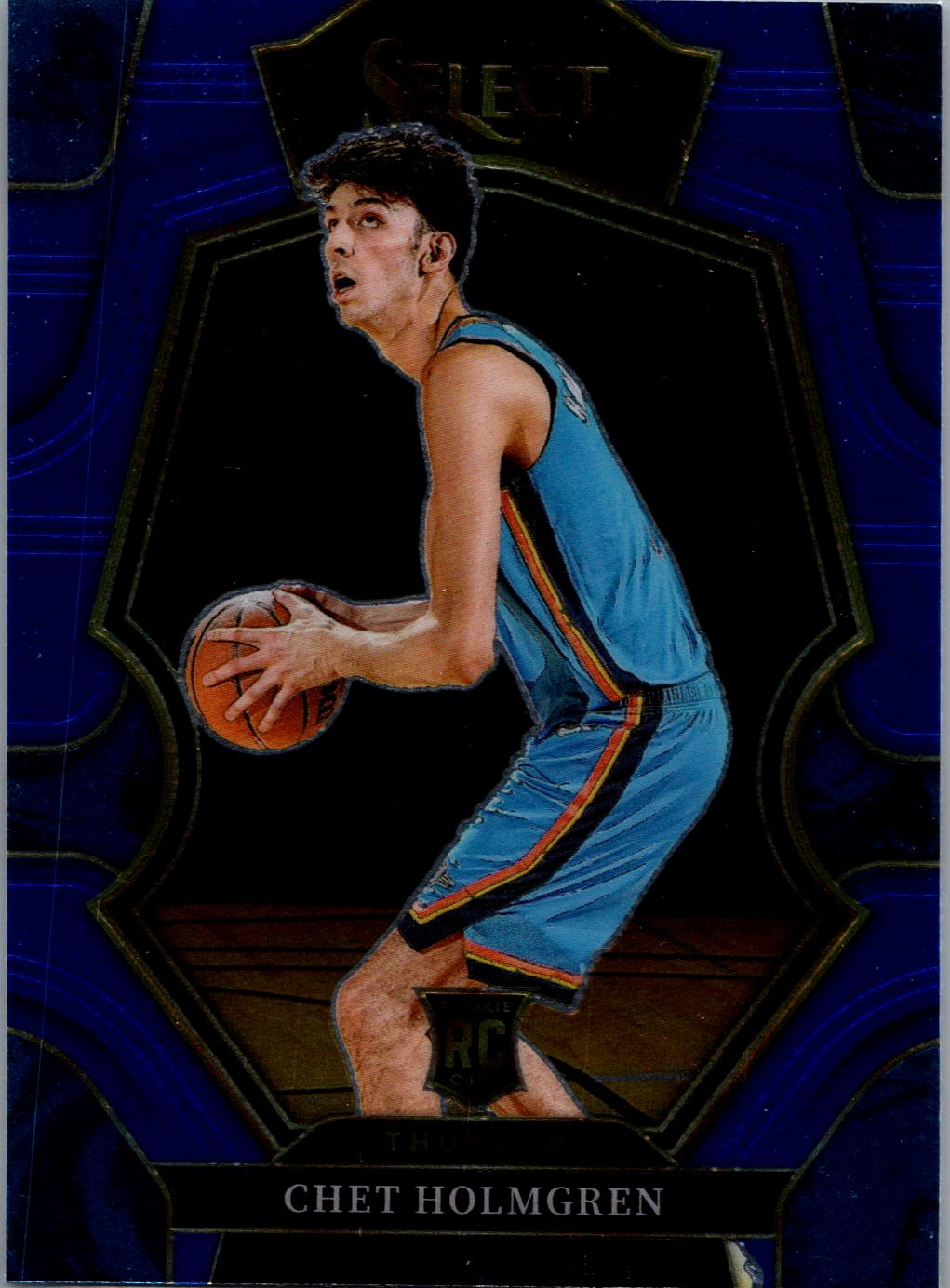 2022-23 Panini Select #196 Chet Holmgren Blue (Retail Base)