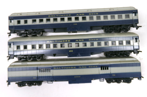 (3) Coches de pasajeros HO Athearn Baltimore y Ohio (lote 6196) | Zustand: Used