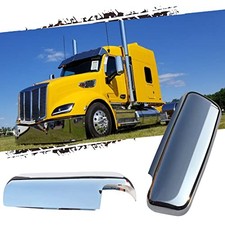 For Truck Peterbilt 579 567 2014-2021 Door Mirror Cover Chrome Driver LH Side
