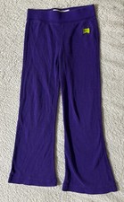 Nike Girls S(4/5Yrs) Purple Flared  Waffle Lounge Pants