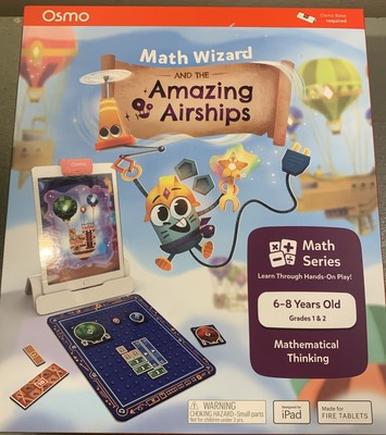Osmo Math Wizard and the Amazing Airships iPad Fire Tablet Addition Subtraction