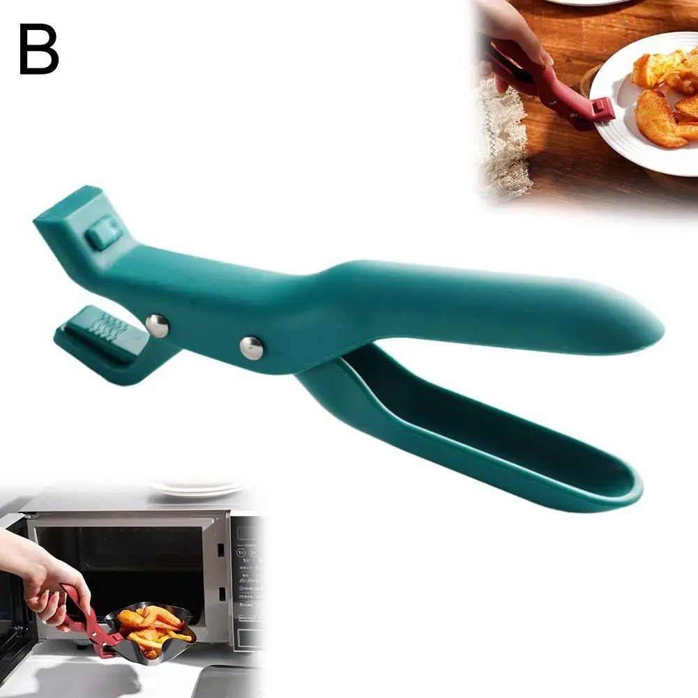 Hot Bowl Gripper Anti-Scalding Hot Plate Tongs Bowl Clips Kitchen Gadget Tools