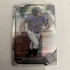 Benny Montgomery 2022 Bowman Chrome #BCP-227 Prospects Mojo Refractor