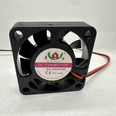 1 PCS  CR CHEN RI  Fan DC12S4010M DC12V 0.09A 4CM 40*10MM 2 wire cooling fan *hu