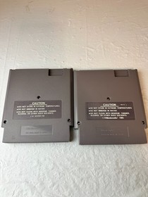 Vtg Star Voyager Silent Service Video Game Cartridges Nintendo NES Authentic