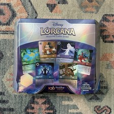 Disney Lorcana D100 Gift Set Rise of the Floodborn - New Sealed - Promo Cards