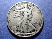 1929-S Walking Half Dollar  VF