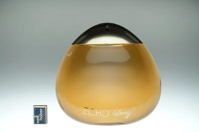 Davidoff Echo  Riesen Dummy Factise Parfüm 28 cm hoch Vintage