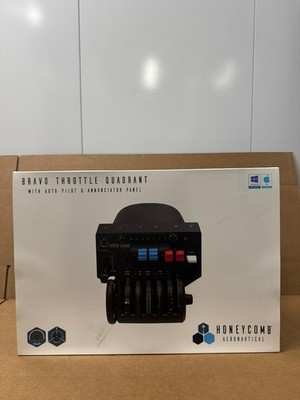 Honeycomb Aeronautical Bravo Throttle Quadrant Cockpit Flight Simulator Open Box