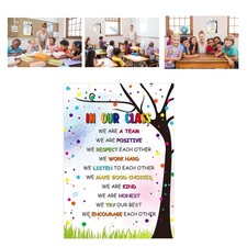 Back to School Motivational Poster - 12"x18" for Classroom  Virtual Learning