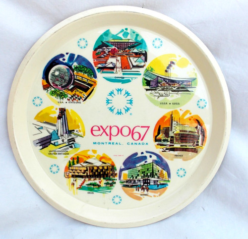 Expo 67 Montreal Canada 11" Plastic Collector Plate