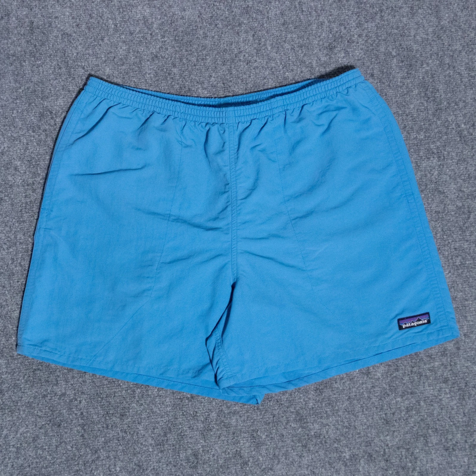 Patagonia Baggies 5” Shorts Nylon Mesh Lined Blue Men's Large Outdoors Hiking