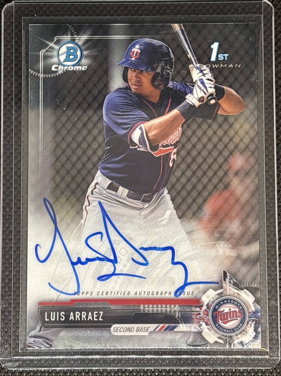 2017 Bowman Chrome 1st Prospect Luis Arraez Autograph RC Auto Rookie