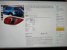 2013-2016 MAZDA CX-5  RH RIGHT PASSENGER OUTER LED TAIL LIGHT