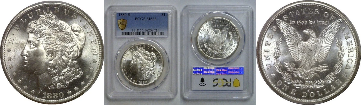 MS 66 Graded 1880 Year Morgan US Dollars (1878-1921) for sale | eBay