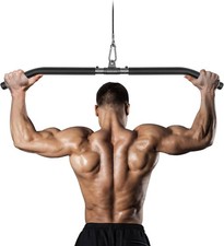 LAT PULL DOWN Barre d'entraînement avec ascenseur  Support large pour biceps ...