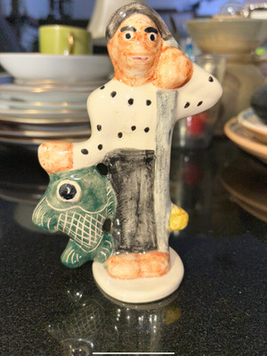 Shearwater Pottery   Walter Anderson   FISHERMAN. GREAT FISH