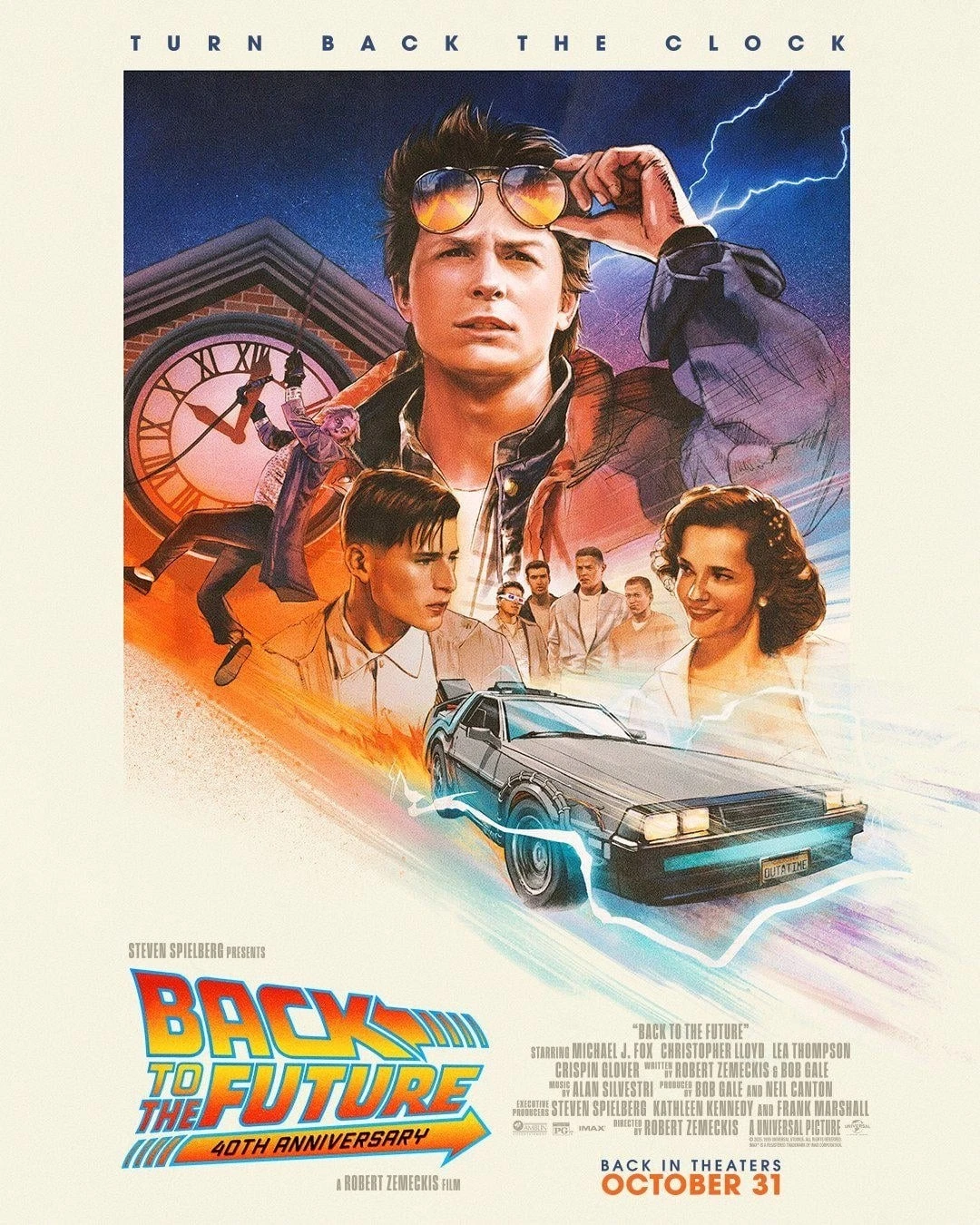 Back To The Future 40th Anniversary Poster IMAX poster