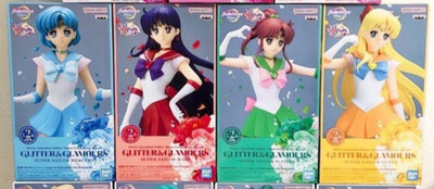 Sailor Moon 30th Anniversary The Movie GLITTER & GLAMOURS Sailor Figure Set Of 4