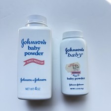 Johnson's Baby Powder Original Talc Formula 4 Oz 1.5 Opened But Full/Near Full