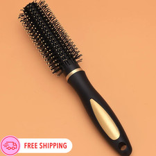 Round Hair Brush Boar Bristle Soft Hair Comb Womens Hair Styling Comb Portable