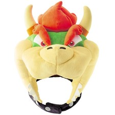 Super Nintendo World USJ Bowser Koopa Plush Hat Cap Cosplay Limited Japan New