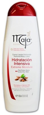 MAJA BODY LOTION WITH ALMOND EXTRACT EXTRA DRY SKIN 13.5 OZ