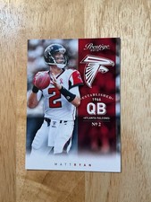 2012 Panini Prestige.           Matt Ryan.             # 11