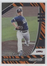 2020 Panini Prizm Draft Picks Tiger Stripes 67/99 Burl Carraway #PDP51 1l2