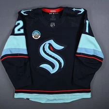 2023-24 Alexander Wennberg Seattle Kraken Game Used Worn NHL Hockey Jersey