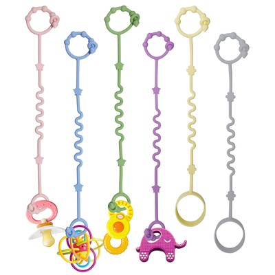 Toy Straps for Baby,RTMOK Silicone Setpacifier Clip,Applies to Car Seat Toy,T...