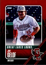 2025 Great Lakes Loons Choice #12 Jake Gelof Lewes Delaware DE NM Baseball Card