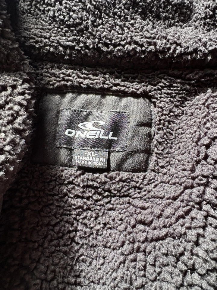 Chaqueta forrada de lana negra O’Neill XL para hombre Foto 2 de 2