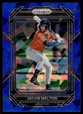 2023 Panini Prizm Prizms Blue Ice Jacob Melton Houston Astros #66 13213