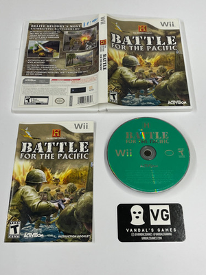 #ad #ad Wii History Channel Battle For the Pacific Nintendo Wii Complete #111 $9.89