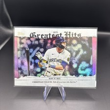 2026 Topps Christian Yelich Greatest Hits Rainbow Foil #GH-5 Brewers