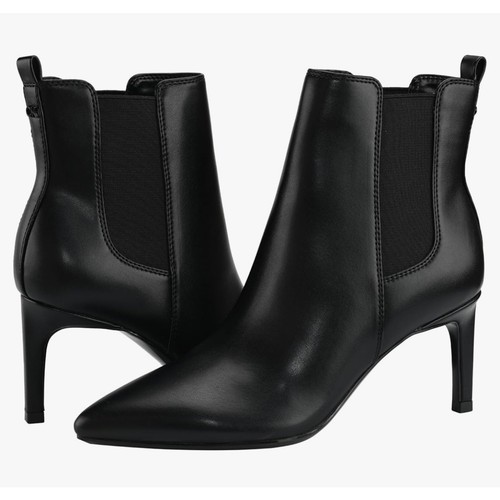 Calvin Klein Samara 3 Pointed Toe Stiletto Heels Boots Quiet Luxury Black sz 6.5 - Picture 13 of 13