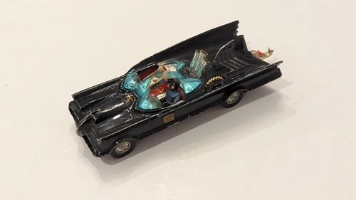 Vintage Corgi Toys Batmobile with Batman