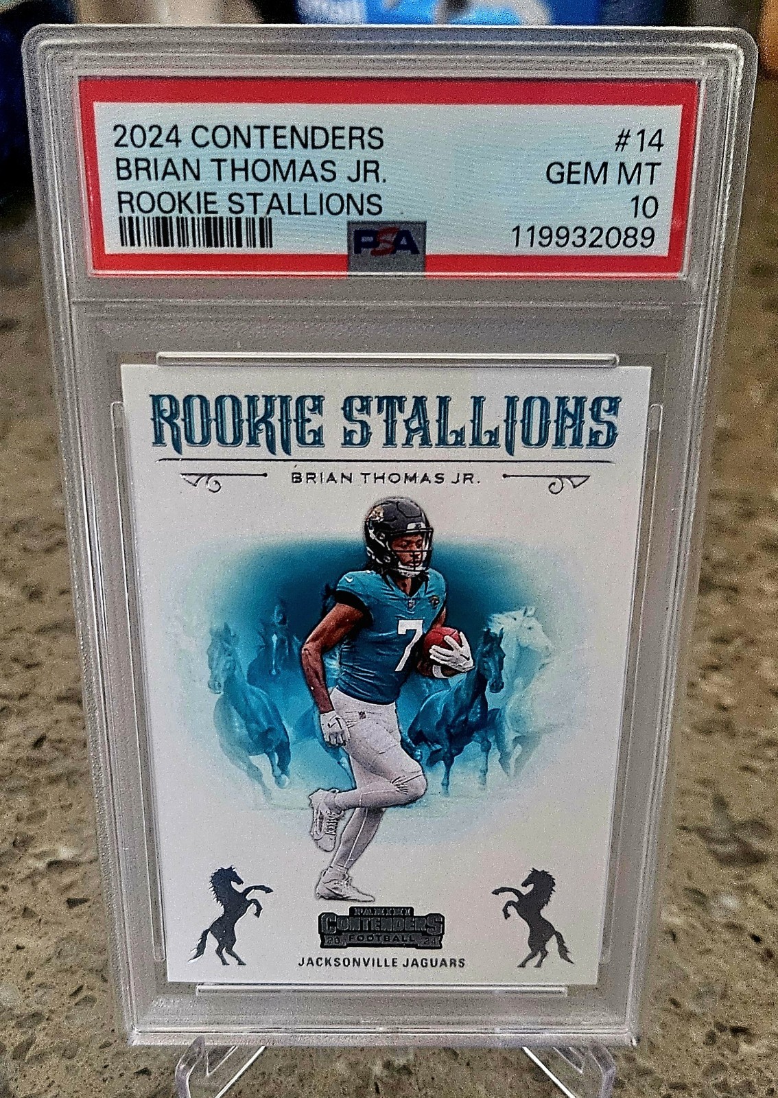 Brian Thomas Panini Contenders Rookie Stallions #14 Base